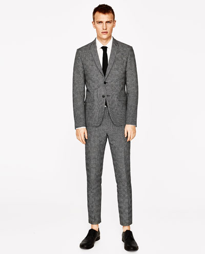 ZARA presented tailored suits Spring 