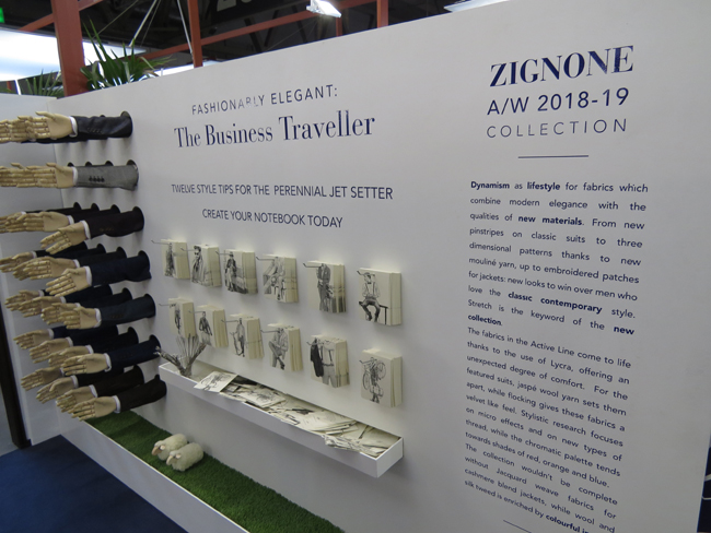 Lanificio Zignone collezione A/I 2018-2019 - Tessuti, interamente ‘made in Italy’,  ispirati al dinamismo del business traveller