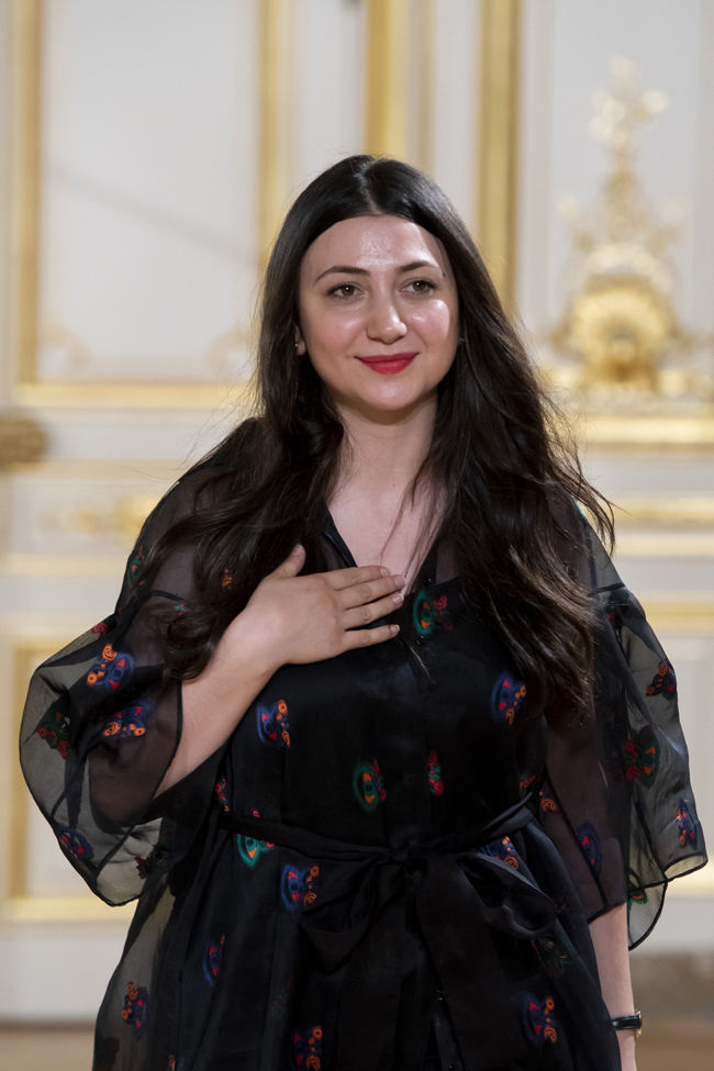 Armine Ohanyan Autumn/Winter 2018-2019 collection during Haute Couture Paris Fashion Week