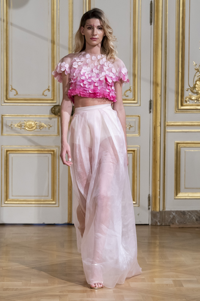 Armine Ohanyan Autumn/Winter 2018-2019 collection during Haute Couture Paris Fashion Week