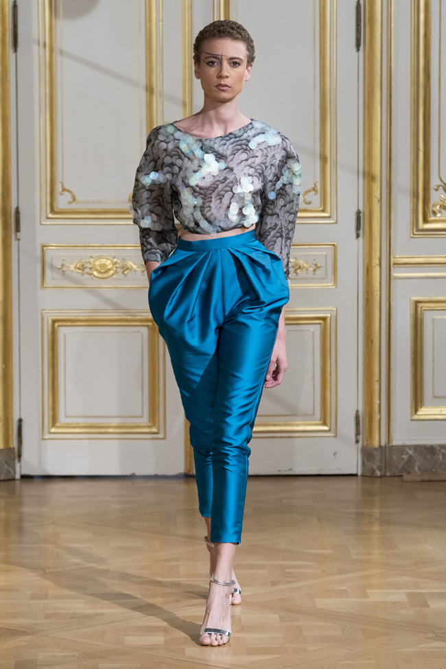 Armine Ohanyan Autumn/Winter 2018-2019 collection during Haute Couture Paris Fashion Week