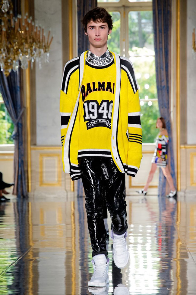 Balmain's Homme Vision of Rock Glam '19 at Paris Men's Fashion Week 