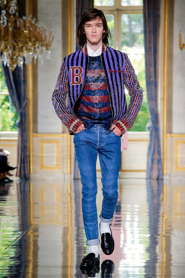 Balmain's Homme Vision of Rock Glam '19 at Paris Men's Fashion Week 