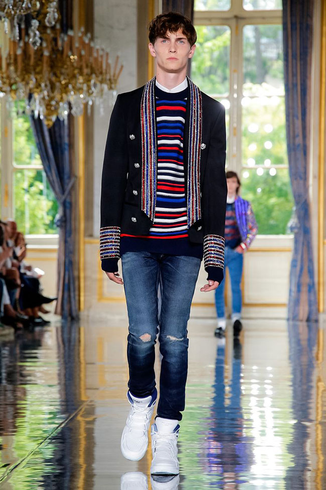 Balmain's Homme Vision of Rock Glam '19 at Paris Men's Fashion Week 