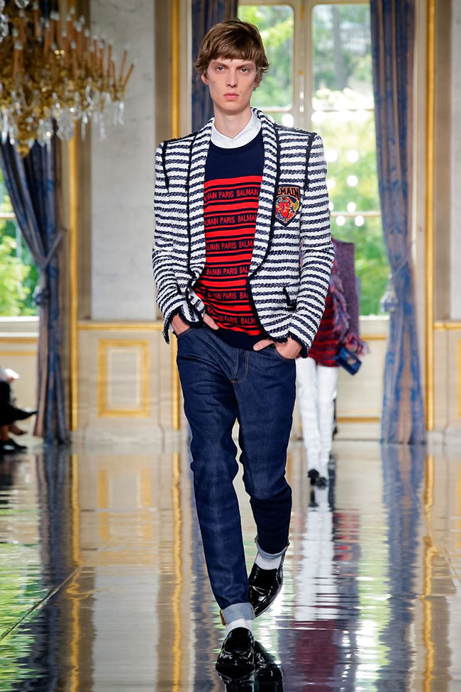 Balmain's Homme Vision of Rock Glam '19 at Paris Men's Fashion Week 