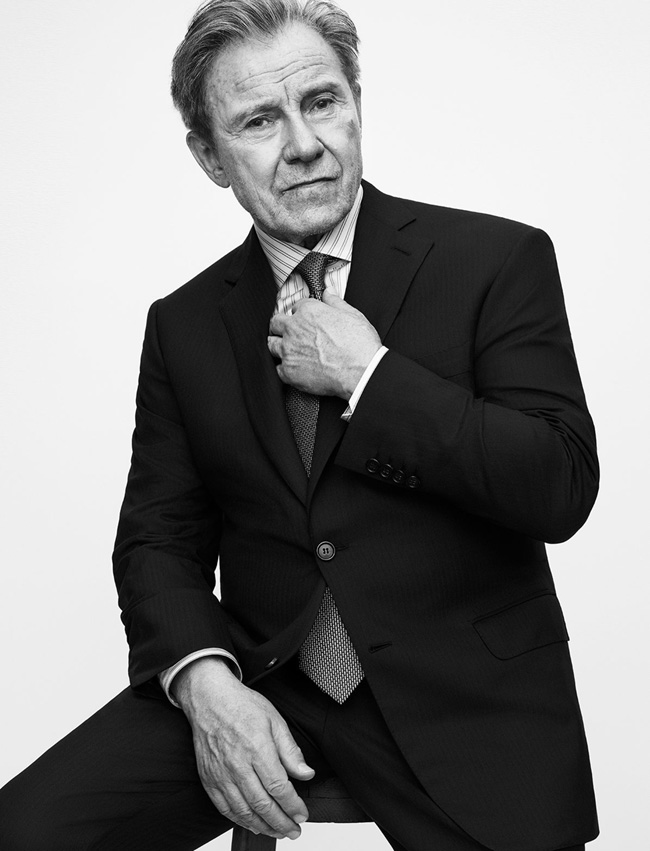 Brioni Spring/Summer 2018 advertising campaign with Harvey Keitel