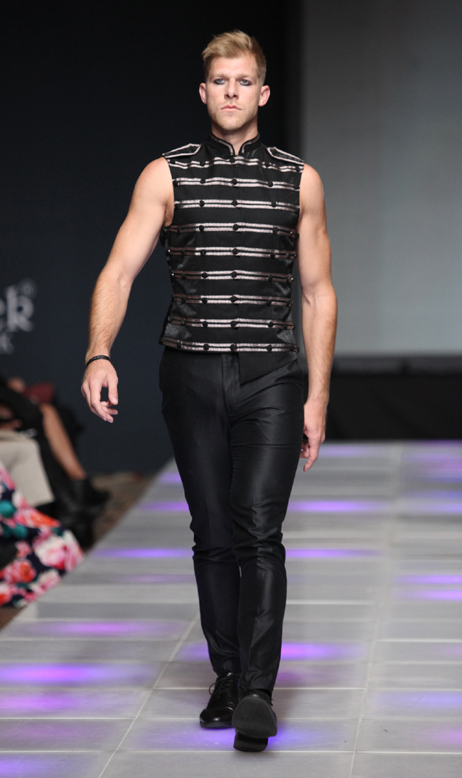 Designer Carlos Benguigui at Couture Fashion Week New York