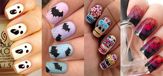 Halloween easy manicure ideas