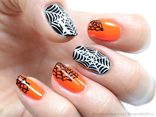 Halloween easy manicure ideas