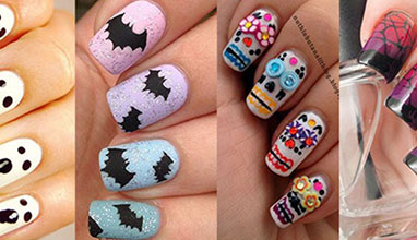 Halloween easy manicure ideas