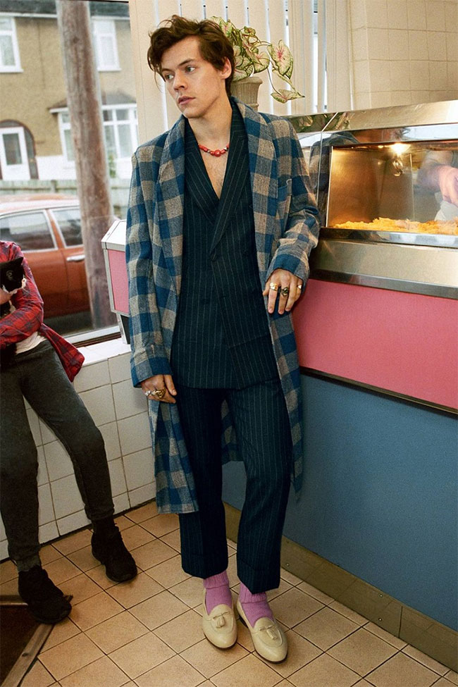 Harry Styles - the face in Gucci Tailoring Campaign