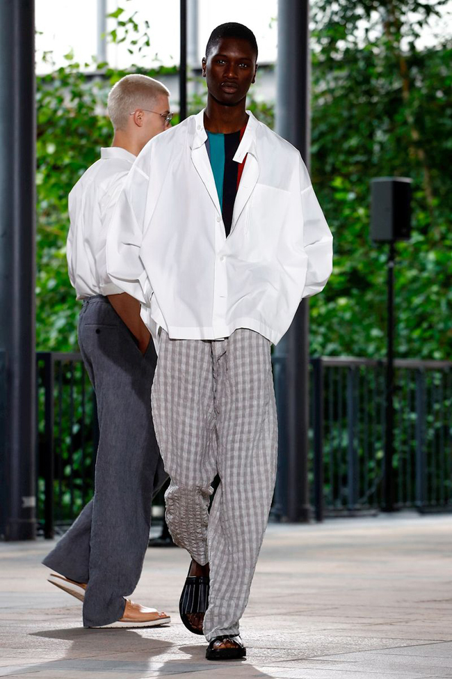 Issey Miyake does Fusion with Finesse at Paris Men's Fashion Week Day 3