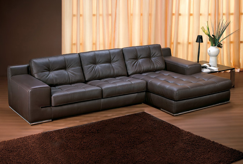 Incredible Leather Lounges Sofa