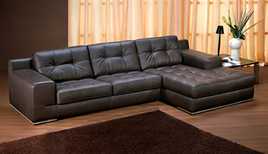 Incredible Leather Lounges Sofa