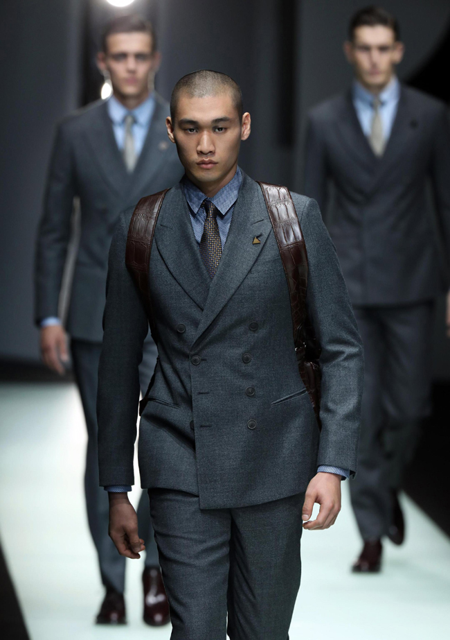 Milan Fashion Week presented men's suit trends Fall/Winter 2018-2019