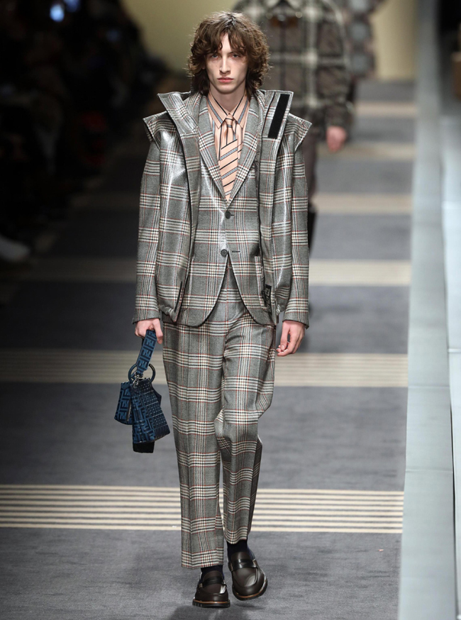 Milan Fashion Week presented men's suit trends Fall/Winter 2018-2019