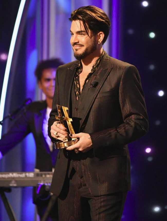 For the third time this year - Adam Lambert is the winner of Most Stylish Men 2018