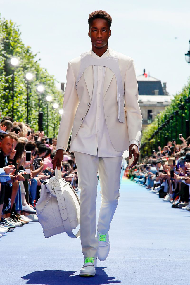 louis vuitton white suit