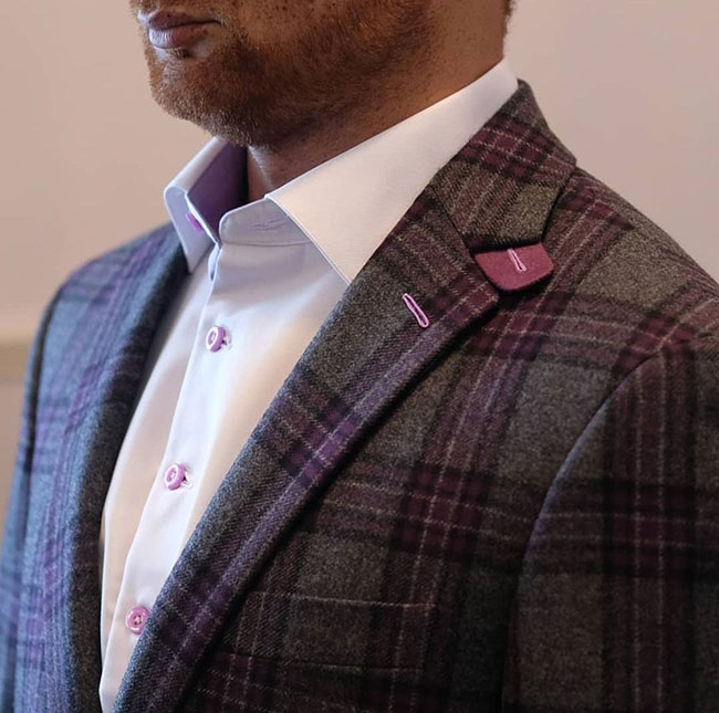 Bespoke suits by Harris and Howard