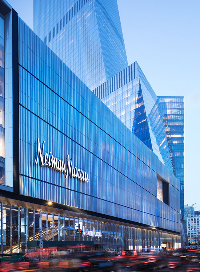 Neiman Marcus opens a multi retail experience at Hudson Yards in New York City