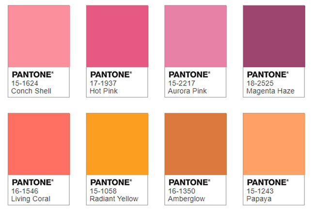 Pantone revealed the Colour of 2019 - Living Coral