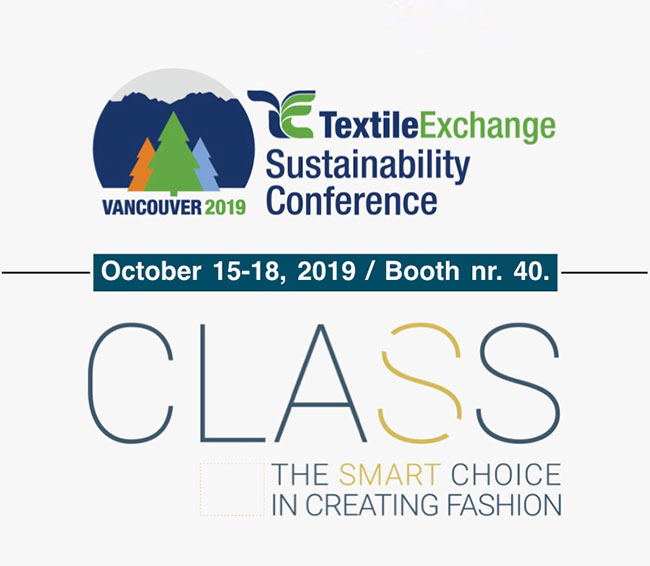 C.L.A.S.S. flies to Textile Exchange Sustainability Conference 2019 in Vancouver 