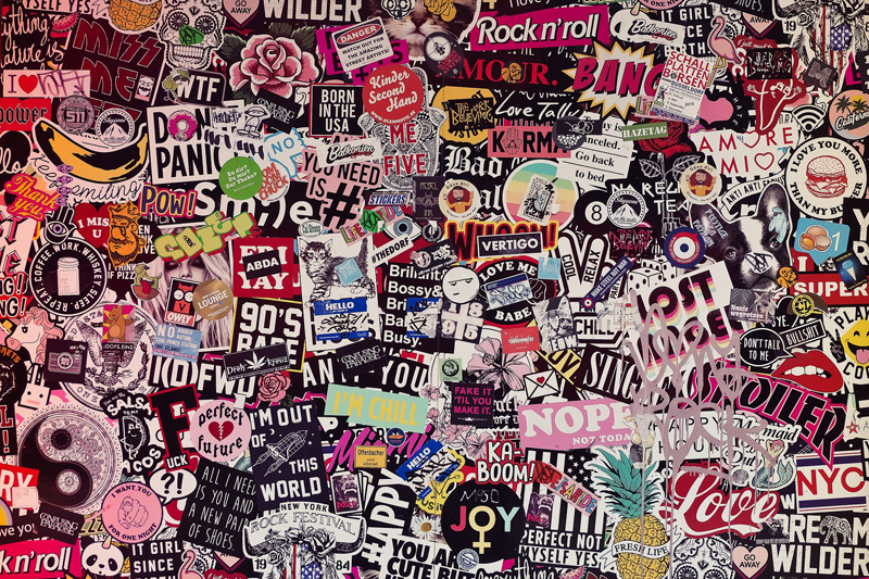 fashion brands logo collage