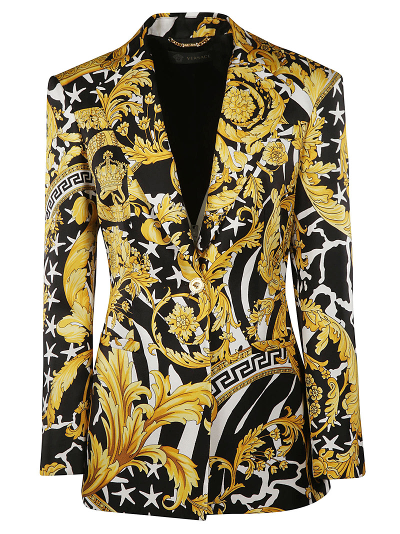 Versace Baroque Print Blazer