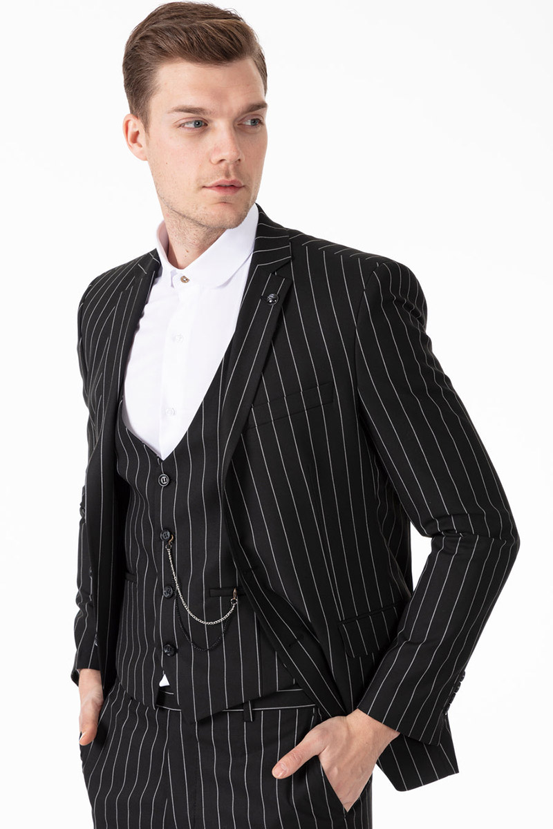 Pinstripe suit