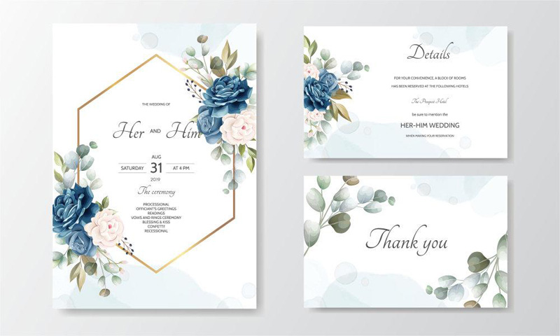 winter Wedding Invitation