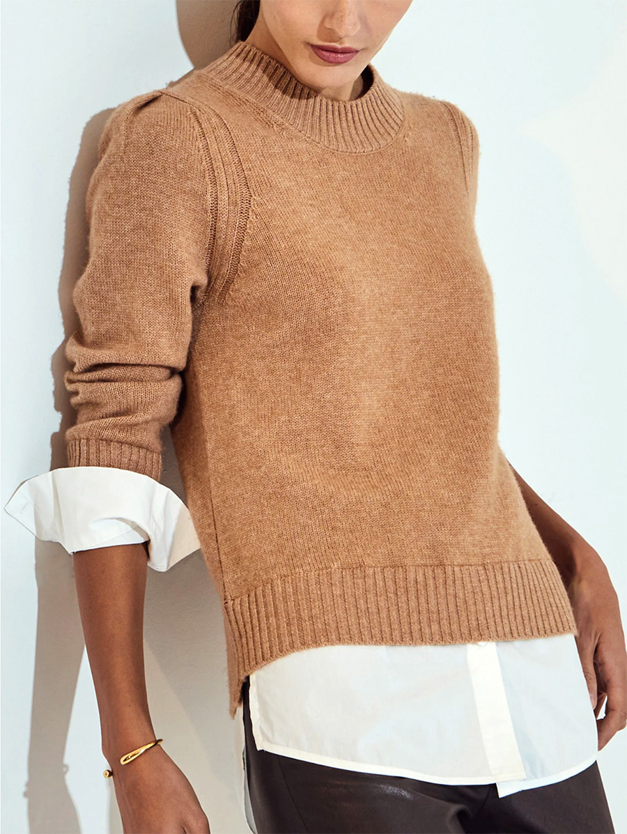 cashmere crewneck sweater