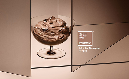 Pantone stellt vor: Pantone Color of the Year 2025: PANTONE 17-1230 Mocha Mousse