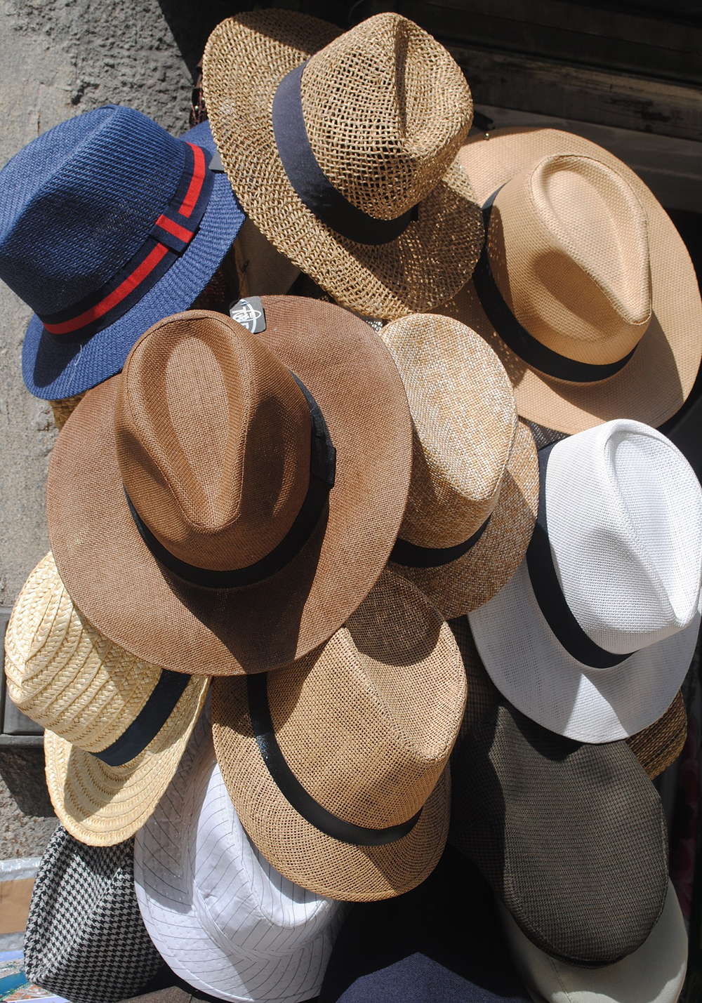 Straw Panama hats