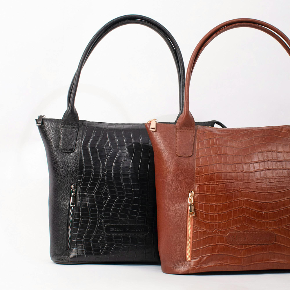 Leather handbags