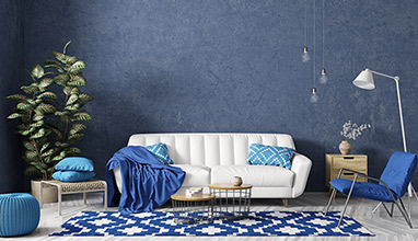How a Blue Plaid Rug Can Add Warmth and Character to Any Room