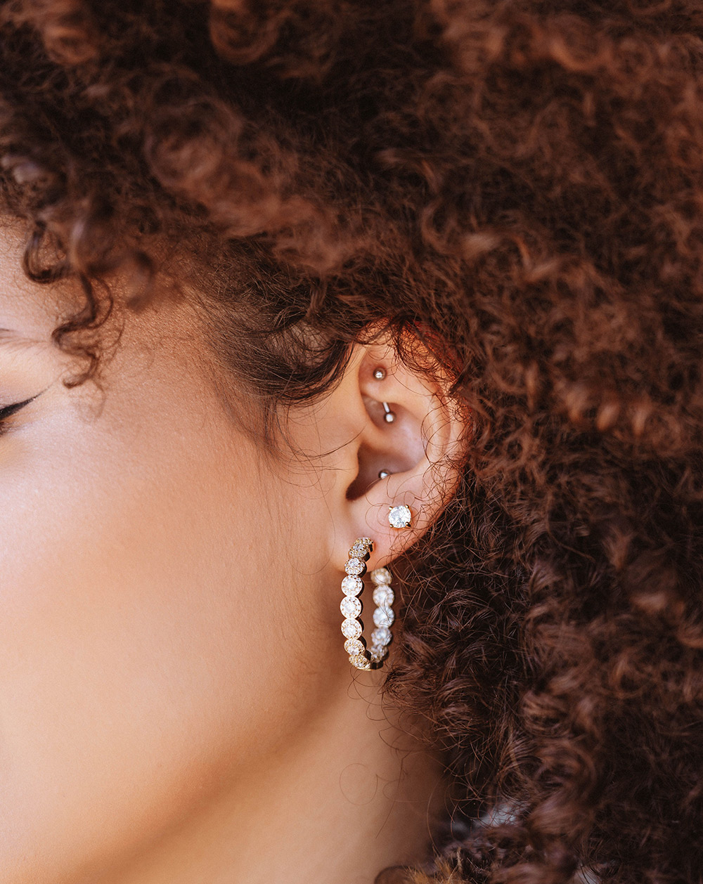 Hoop earrings